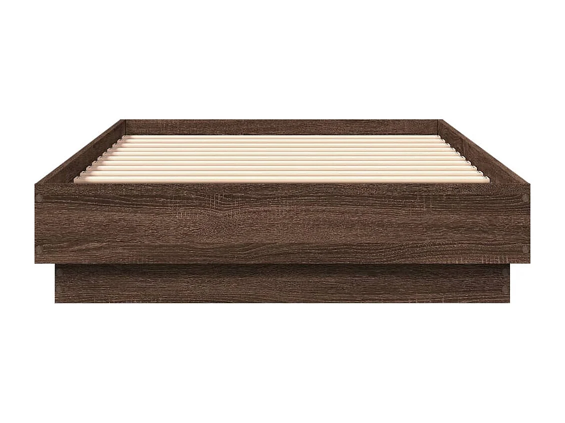 Cadre de lit sans matelas avec lumières LED 90x190 cm