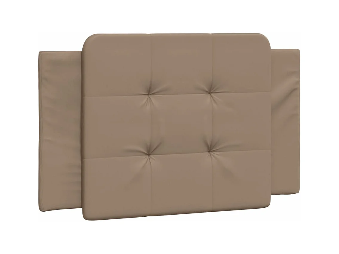 Bedframe met LED-verlichting kunstleer cappuccino 80x200 cm