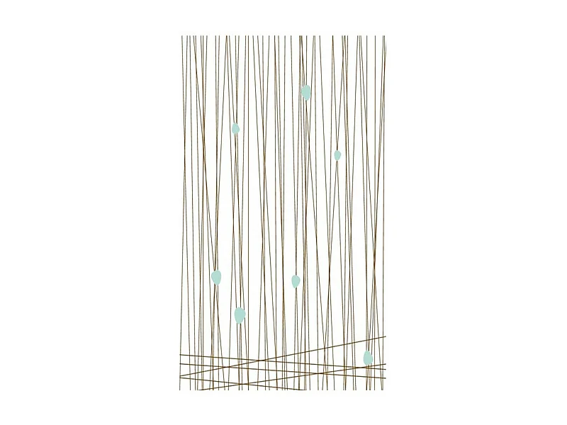 Rideau de Douche "Wenge Horizontal" 180x200cm Marron