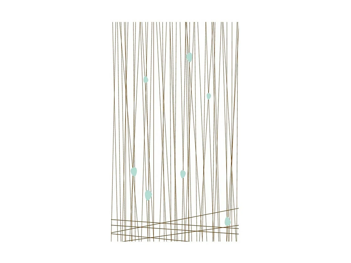 Rideau de Douche "Wenge Horizontal" 180x200cm Marron