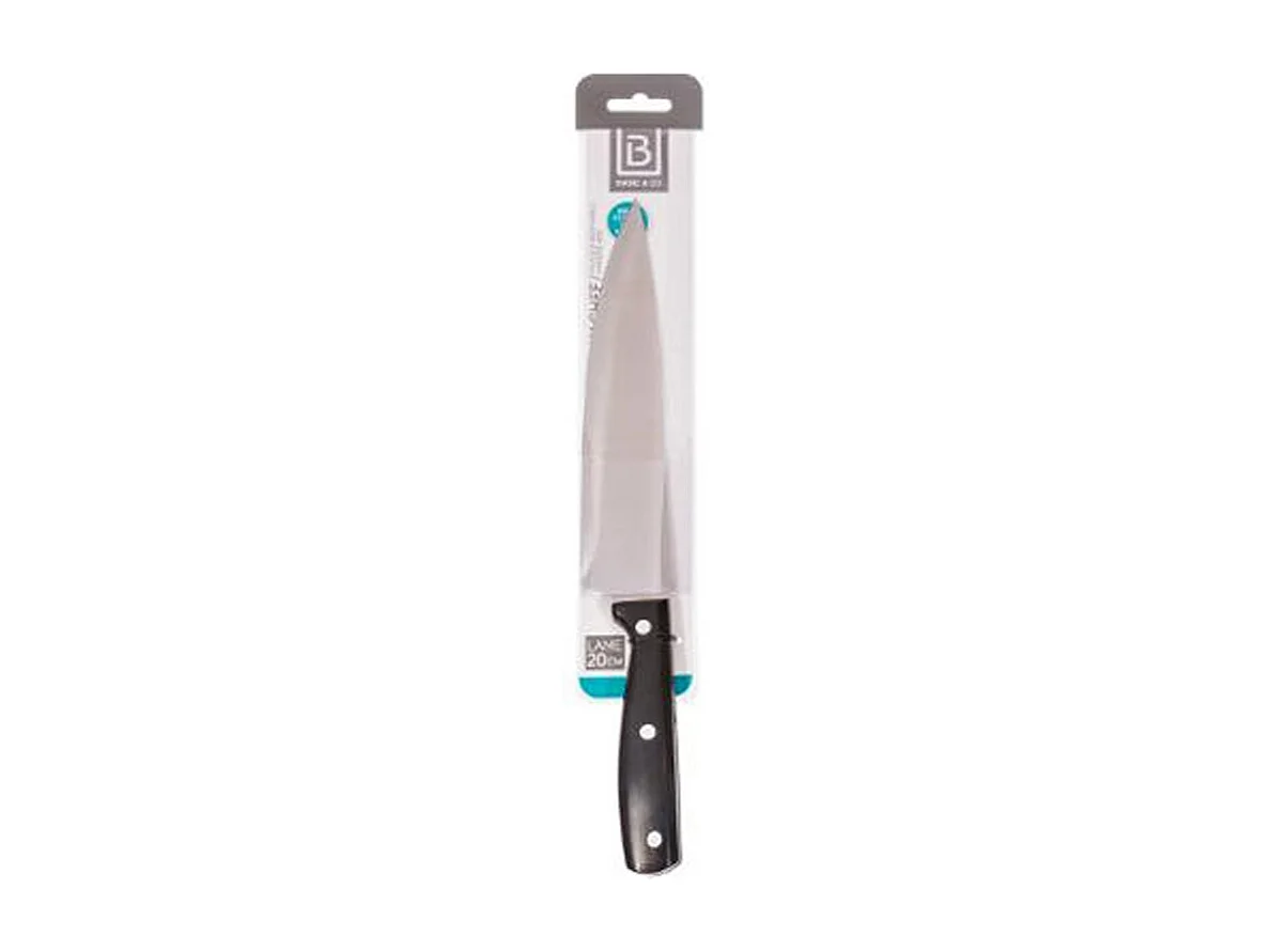 Chef's mes "Dice" Inox 32cm Zwart Praktisch & Trendy
