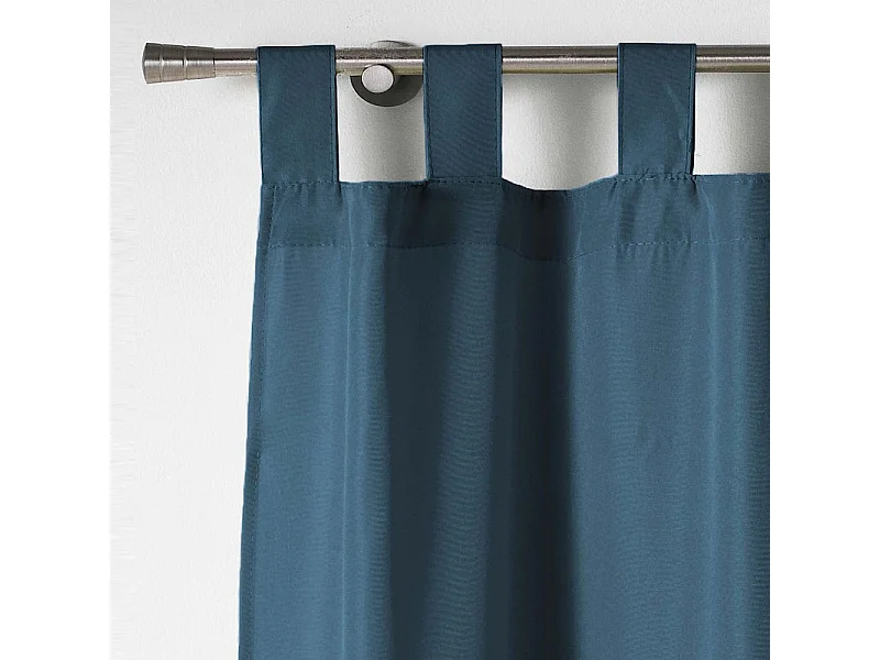 Rideau à Passants "Essentiel" 140x260cm Bleu Marine