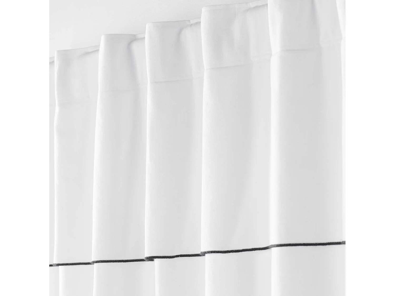 Rideau à Passants "Mistraline" 140x240cm Blanc