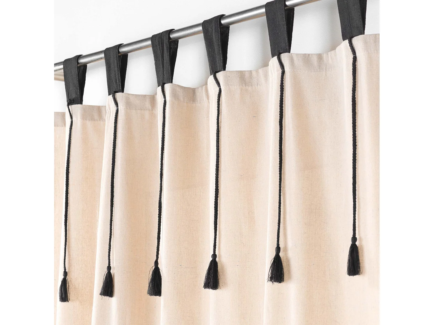 Rideau à Passants "Filine" 140x240cm Naturel