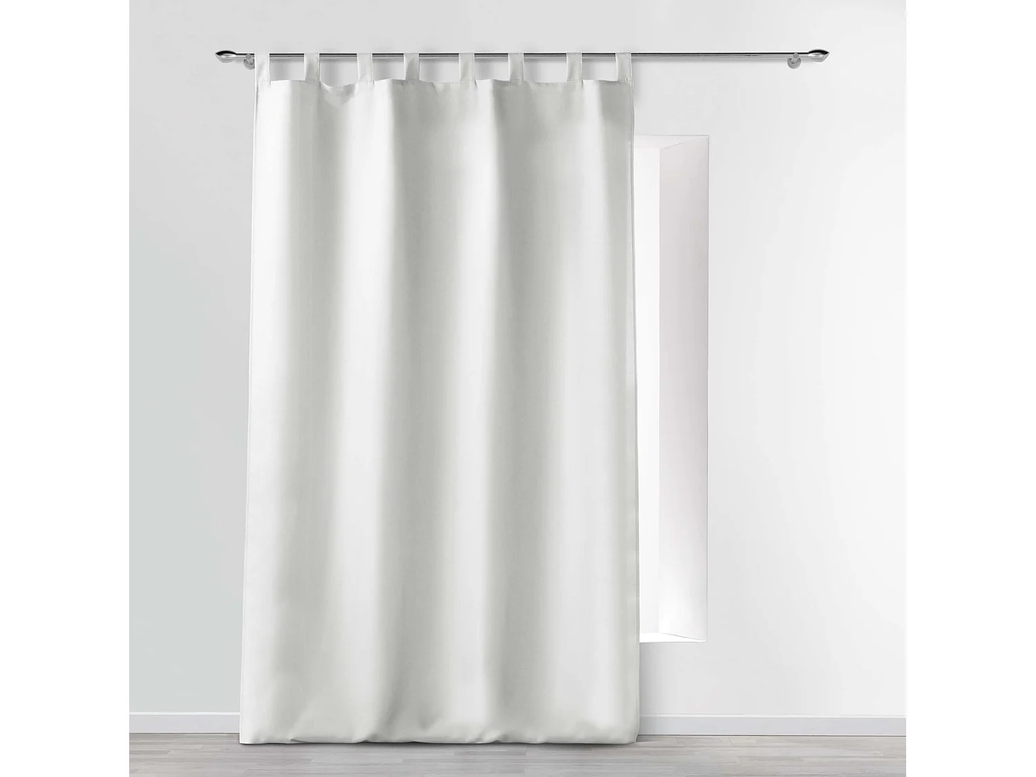 Rideau à Passants "Essentiel" 140x260cm Blanc