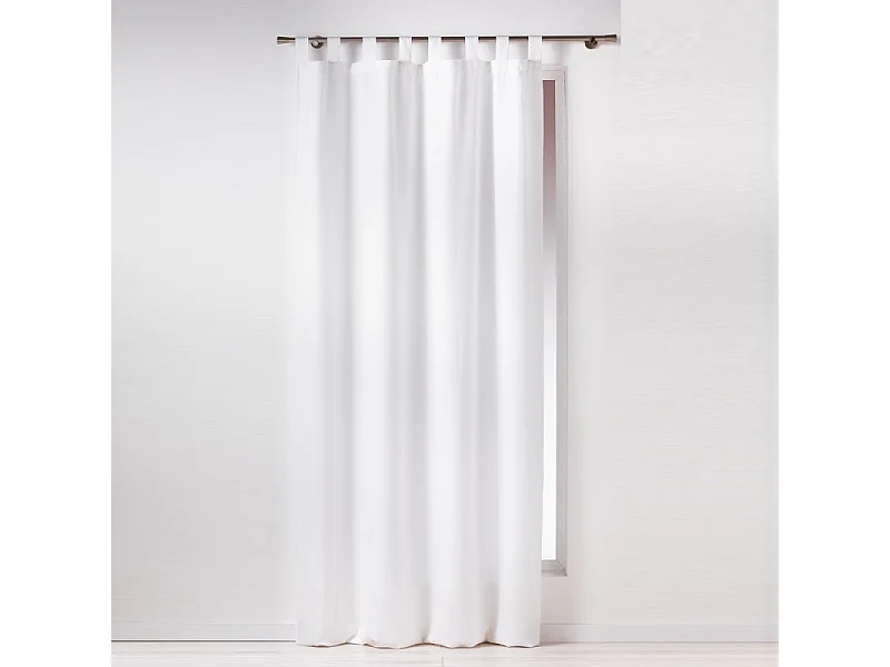 Rideau à Passants "Essentiel" 140x260cm Blanc