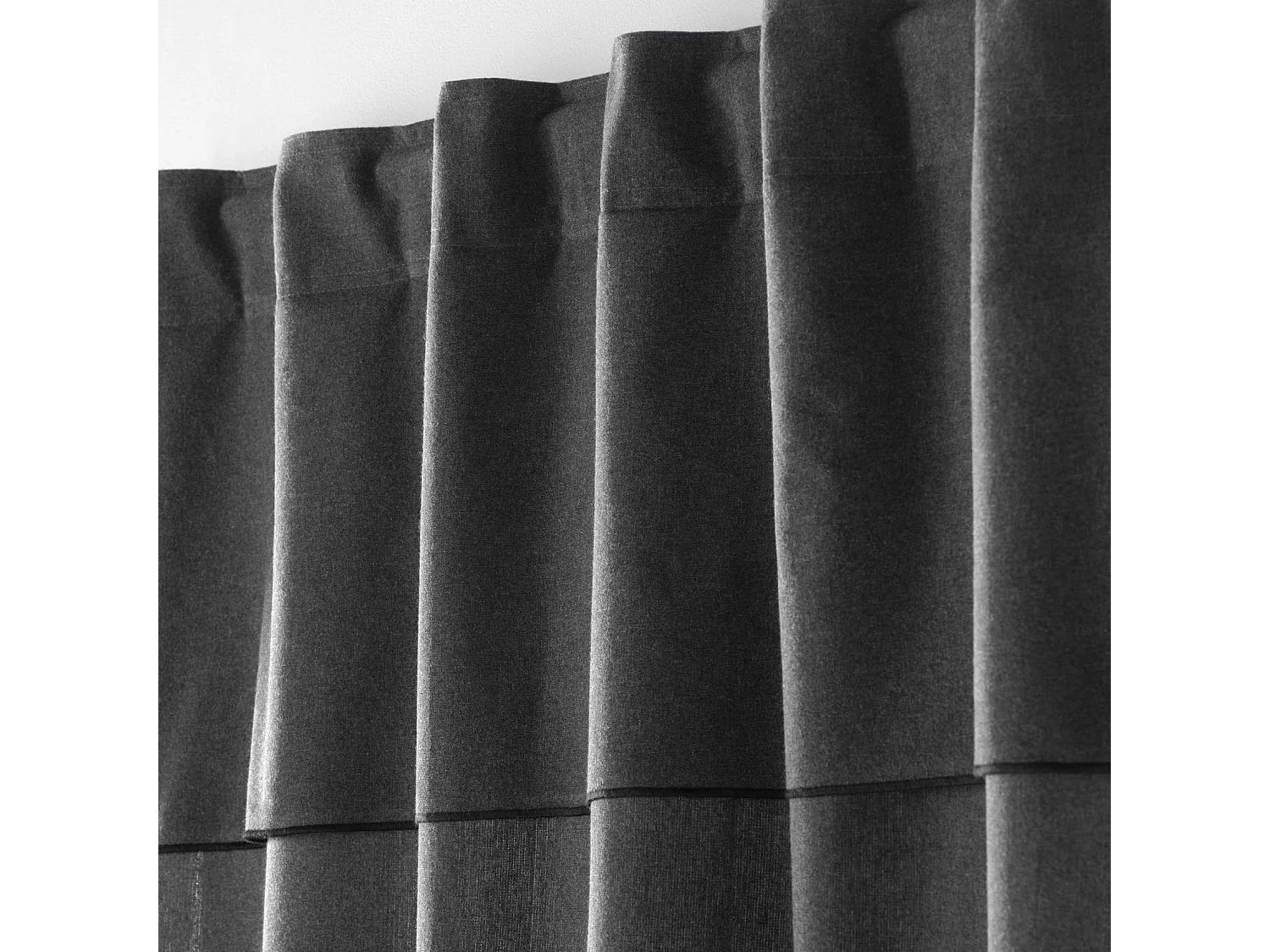 Rideau à Passants "Mistraline" 140x240cm Anthracite