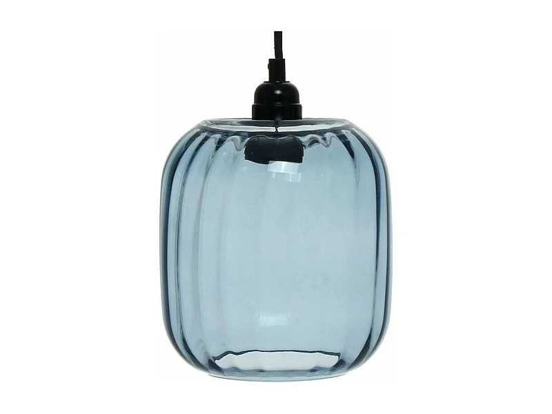Lampe Suspension Vintage "Gloria" 27cm Bleu