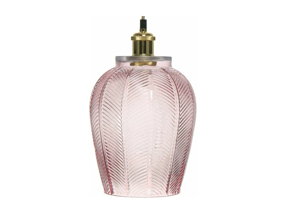 Lampe Suspension Design "Bianca" 34cm Rose