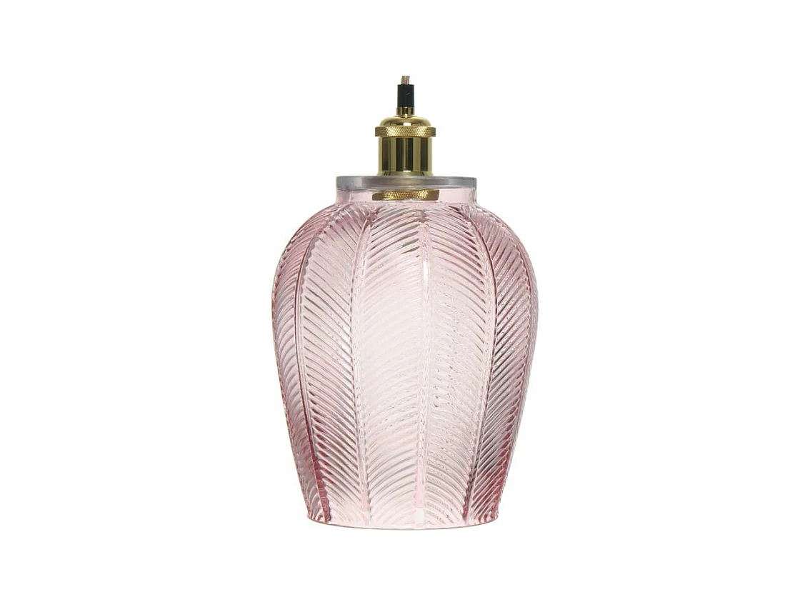 Lampe Suspension Design "Bianca" 34cm Rose