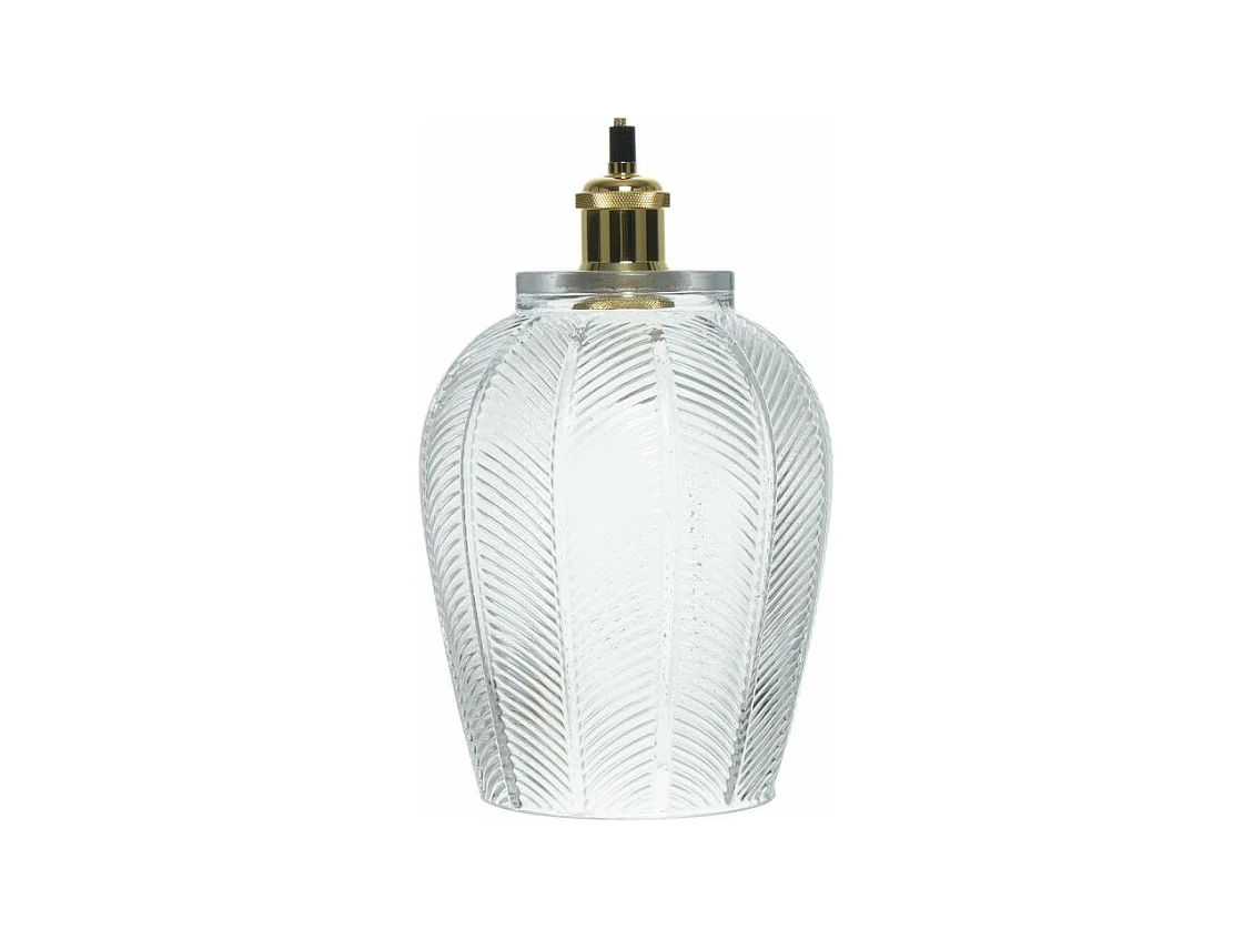 Lampe Suspension Design "Bianca" 34cm Transparent