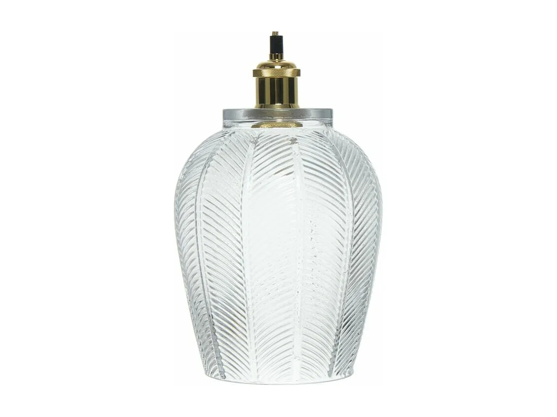 Lampe Suspension Design "Bianca" 34cm Transparent