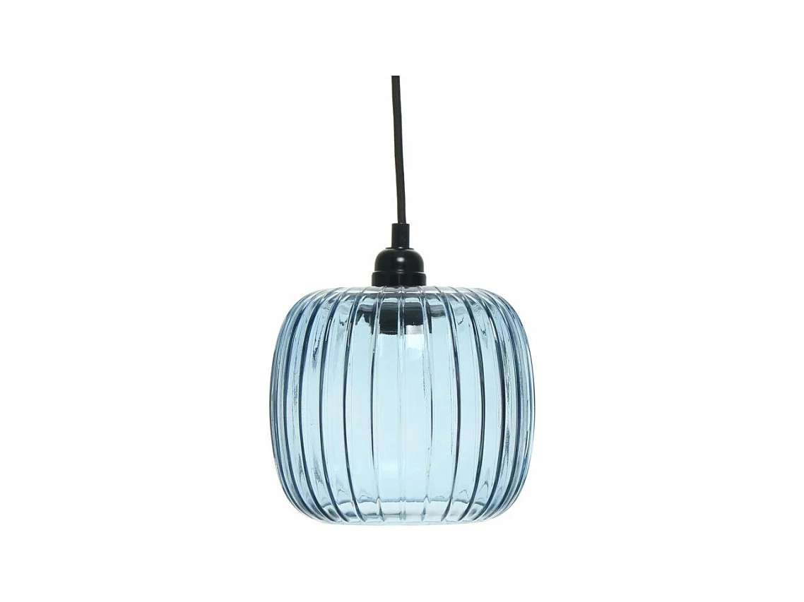 Lampe Suspension Vintage "Claudia" 24cm Bleu