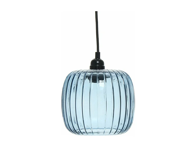 Lampe Suspension Vintage "Claudia" 24cm Bleu
