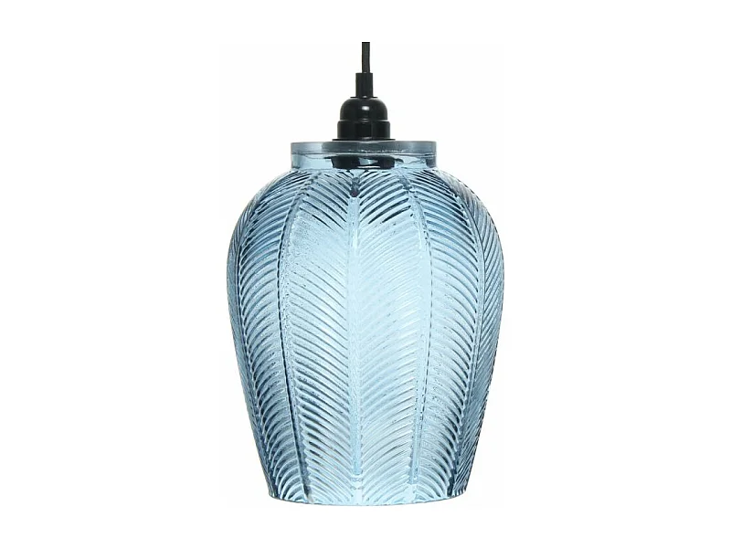 Lampe Suspension Design "Bianca" 34cm Bleu