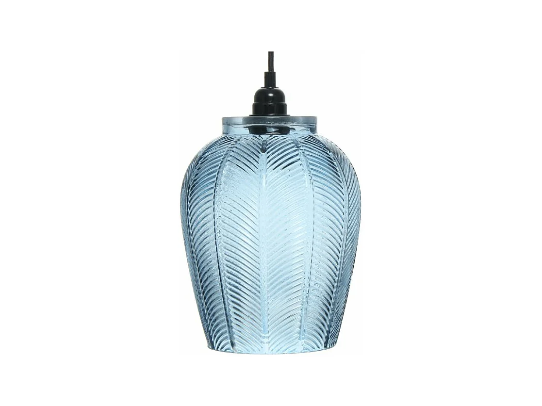 Lampe Suspension Design "Bianca" 34cm Bleu