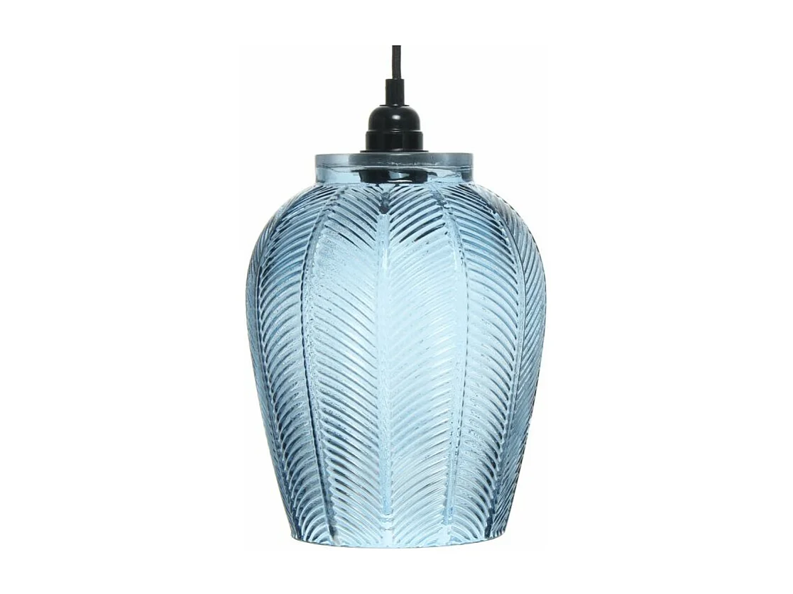 Lampe Suspension Design "Bianca" 34cm Bleu