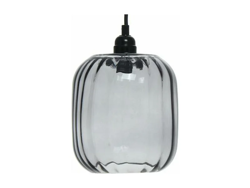 Lampe Suspension Vintage "Gloria" 27cm Gris