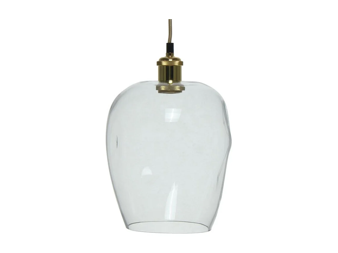 Lampe Suspension Vintage "Vicky" 34cm Transparent