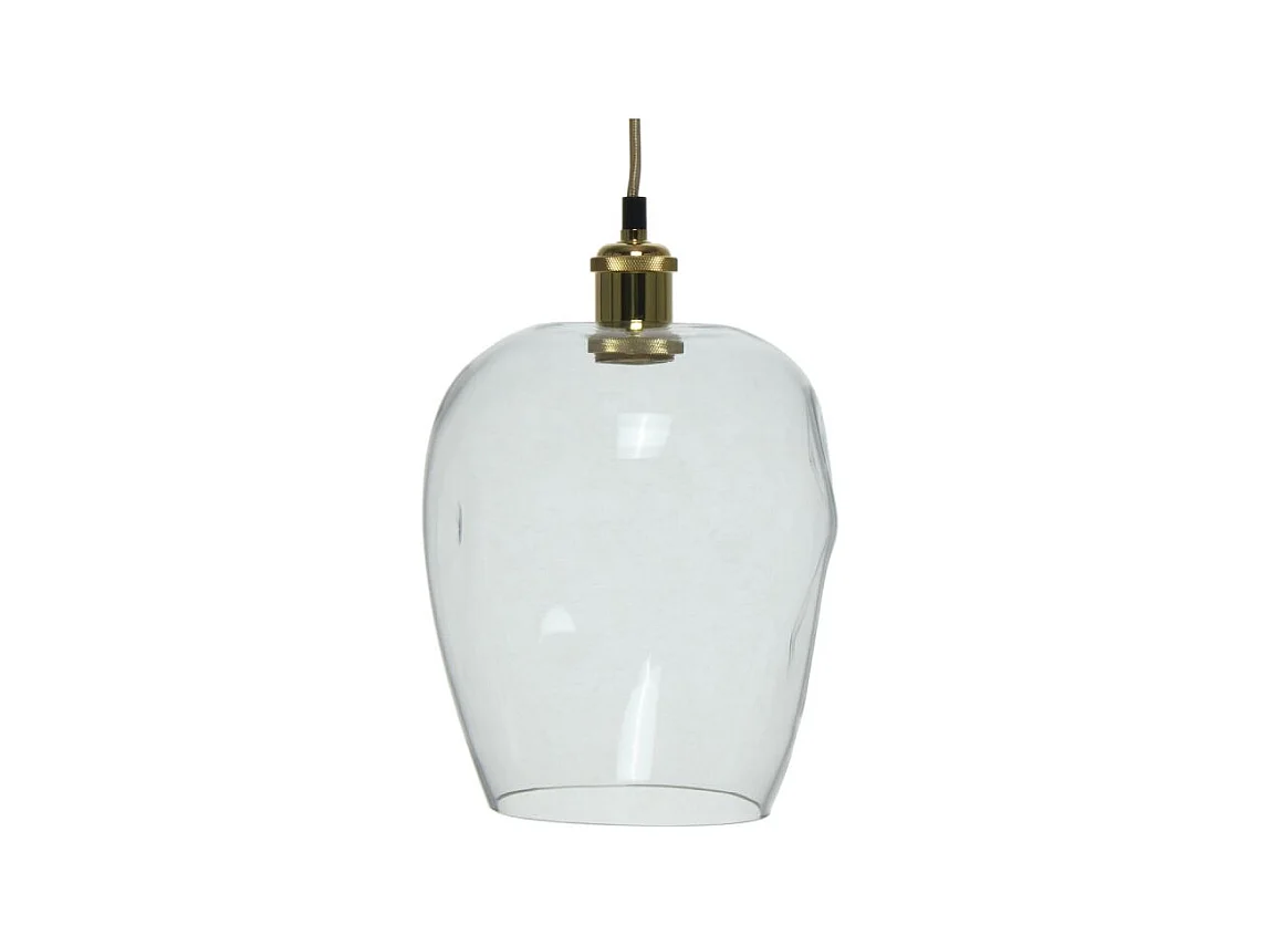 Lampe Suspension Vintage "Vicky" 34cm Transparent