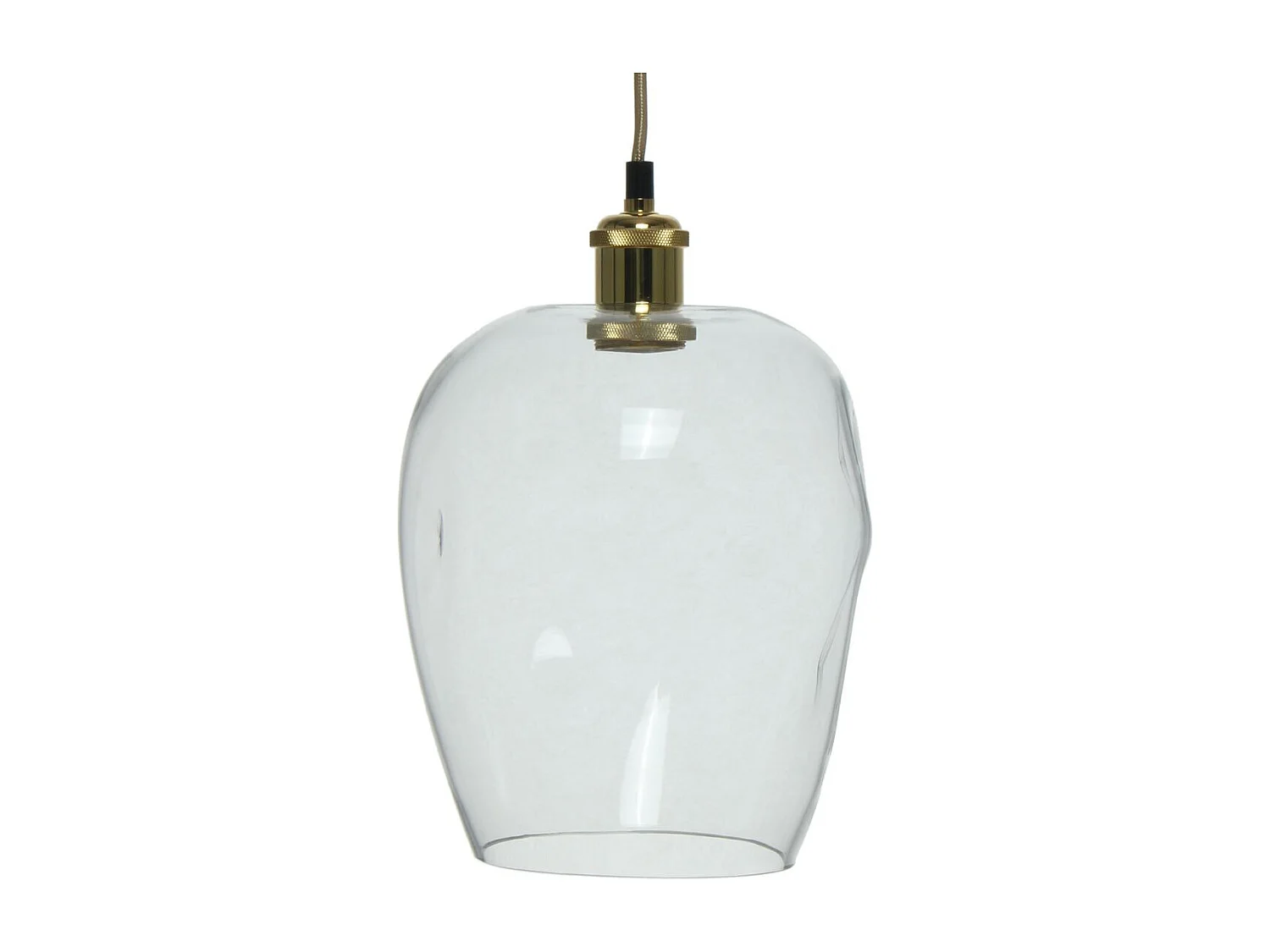 Lampe Suspension Vintage "Vicky" 34cm Transparent
