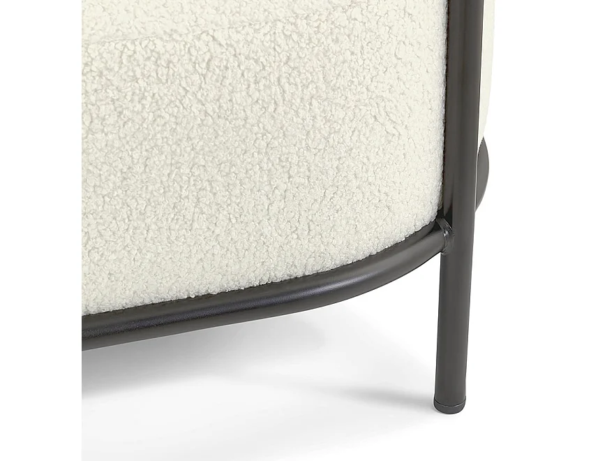 Sessel - ORSO - beige - 67x71x76 cm