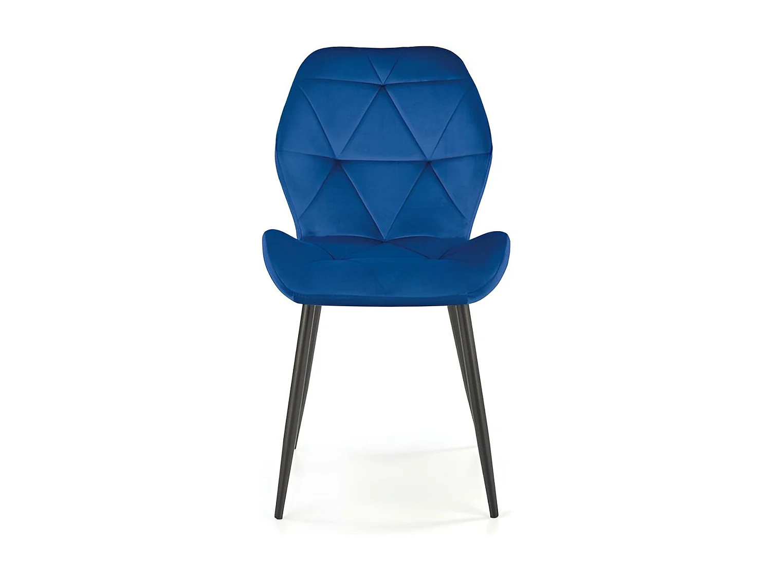 Krzesło tapicerowane K453 VELVET czarne