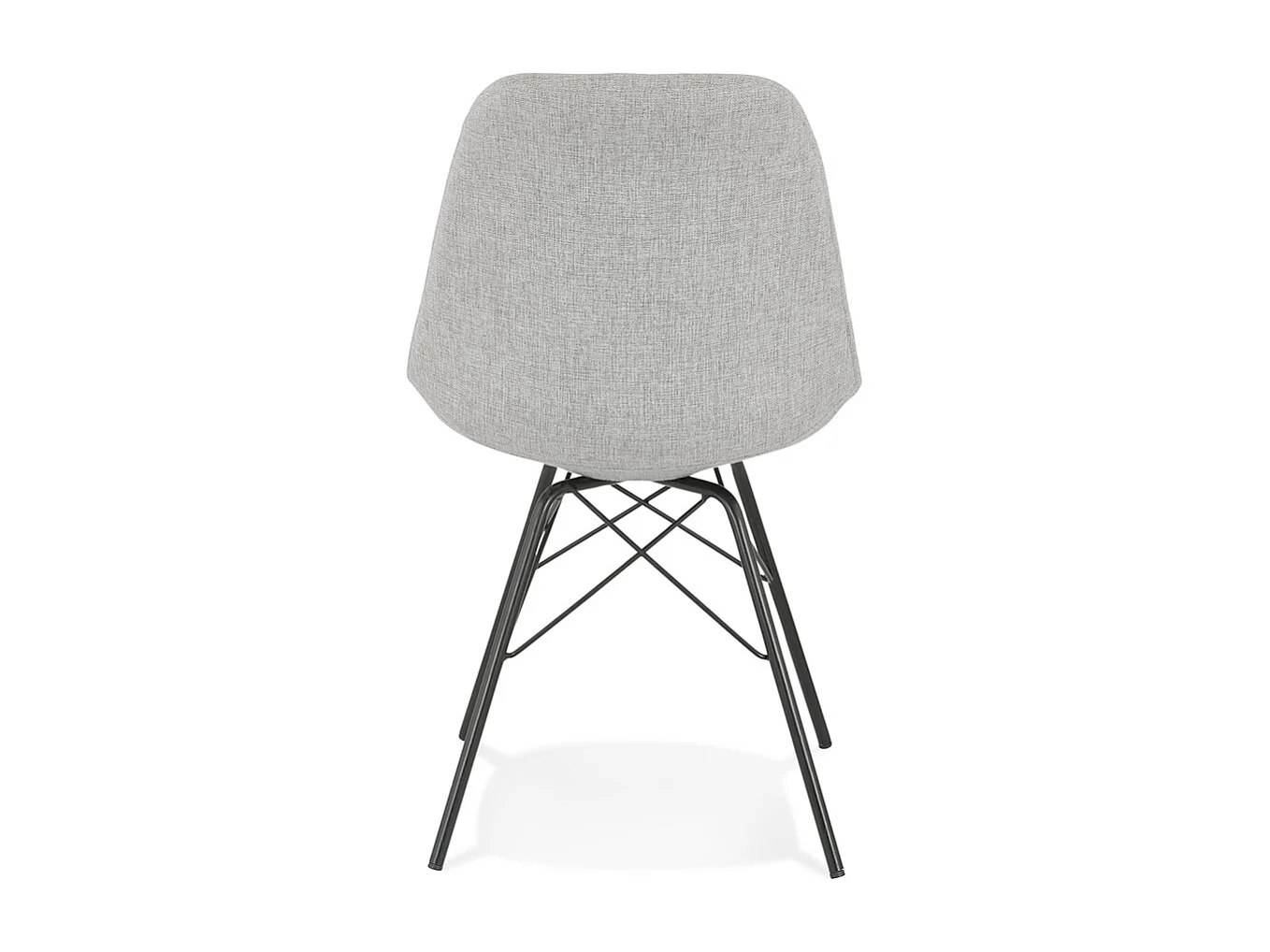 Designerstuhl - INDIA - grijs - 45x55x83 cm