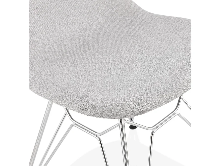 Designerstuhl - DECLIK - grijs - 49x49x83 cm