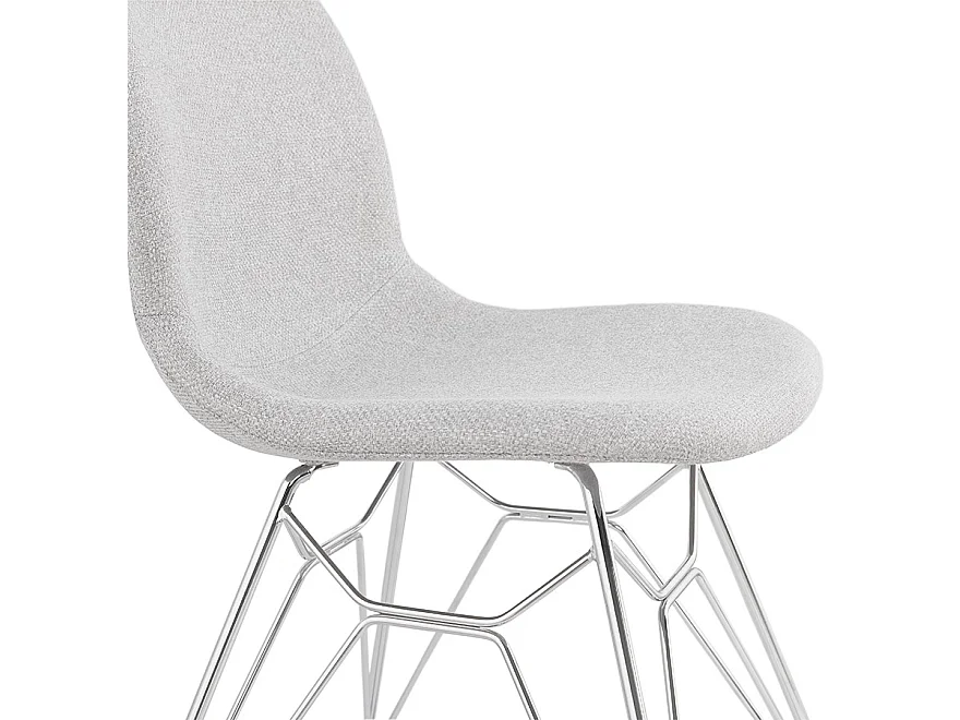 Designerstuhl - DECLIK - grijs - 49x49x83 cm