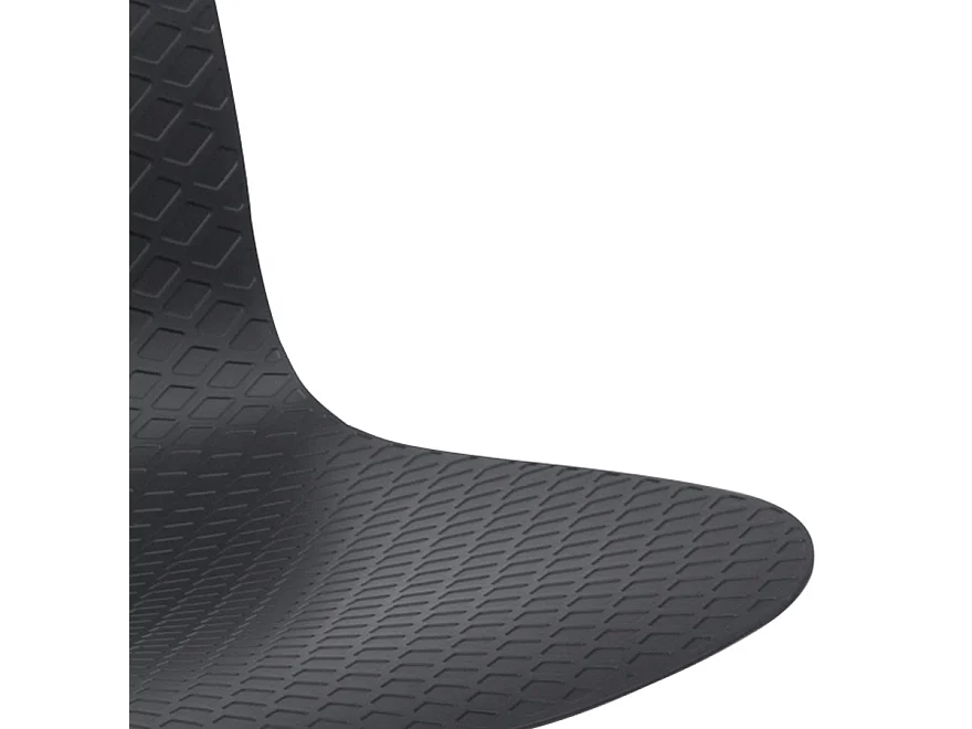 Sedia di design -GAUDY - Nero - 49x47x78 cm