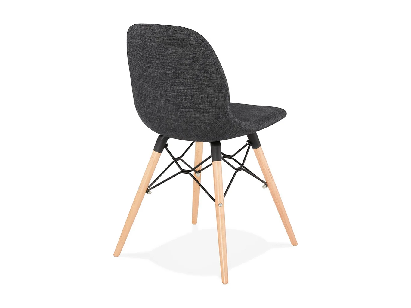 Sedia scandinava -BIZON - Grigio - 49x47x84 cm