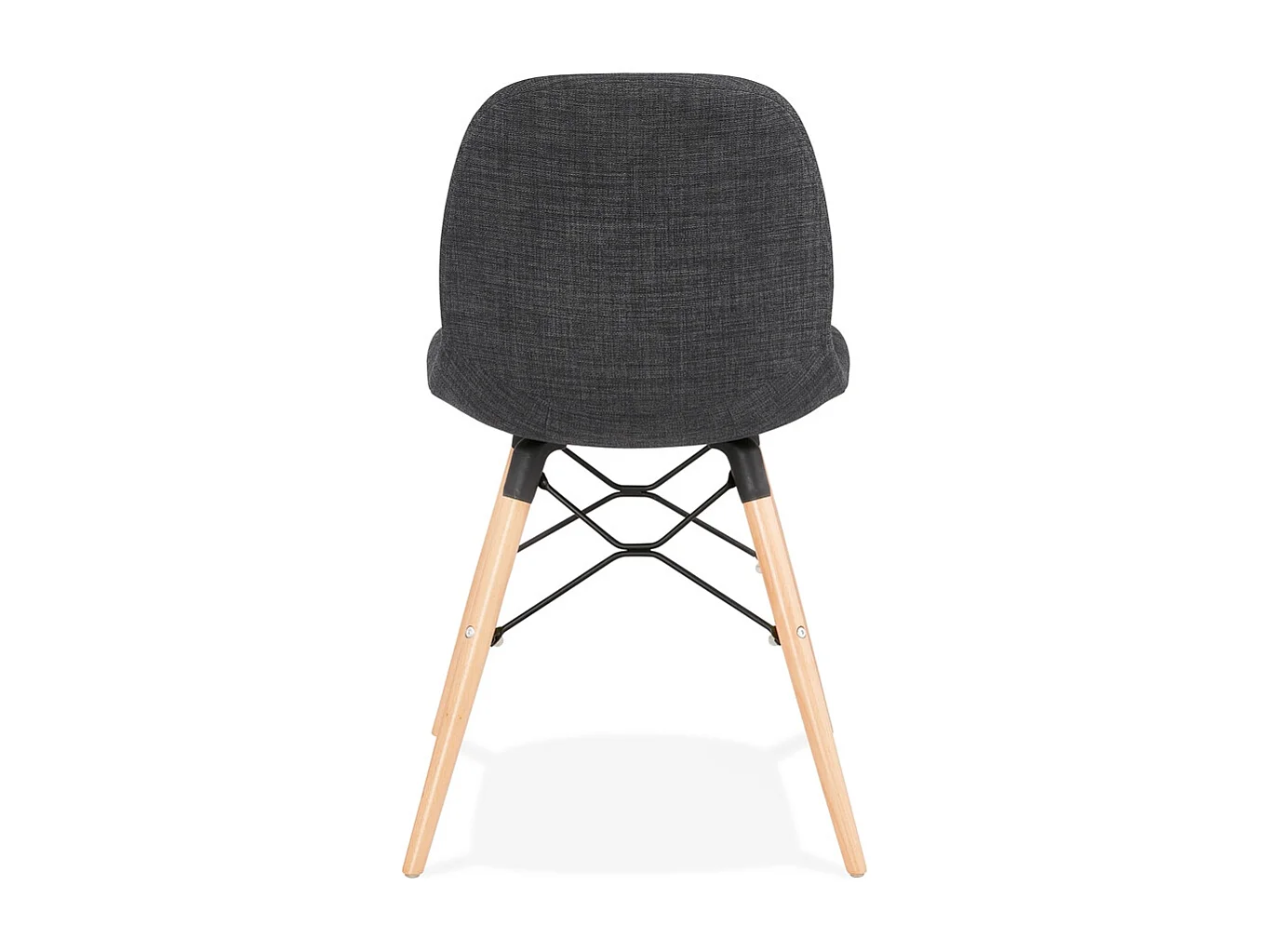 Sedia scandinava -BIZON - Grigio - 49x47x84 cm