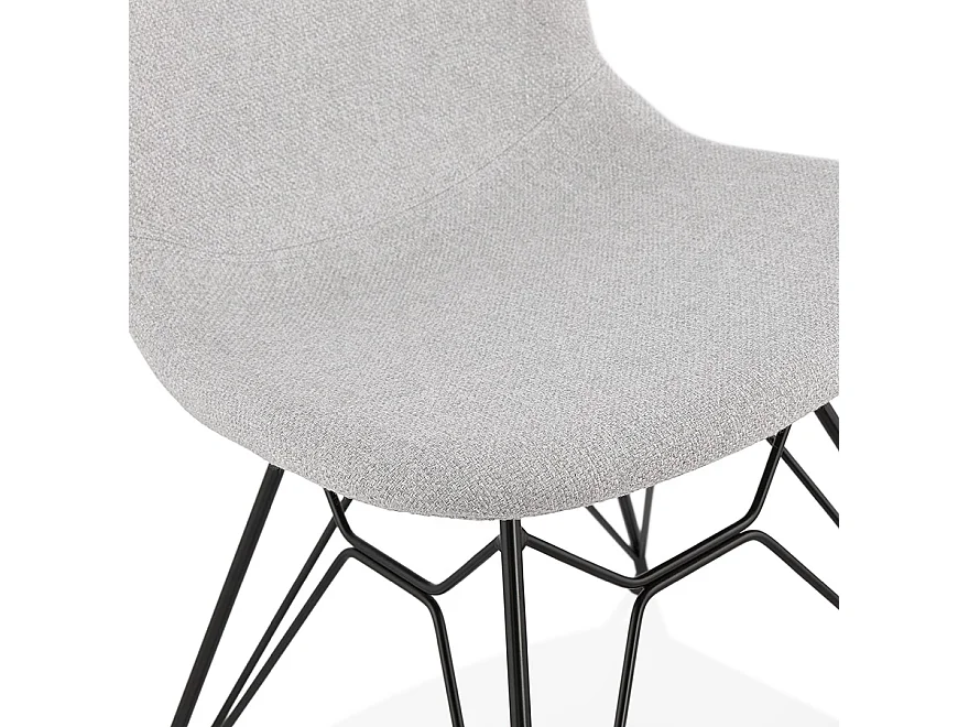 Designerstuhl - DECLIK - grijs - 49x49x83 cm