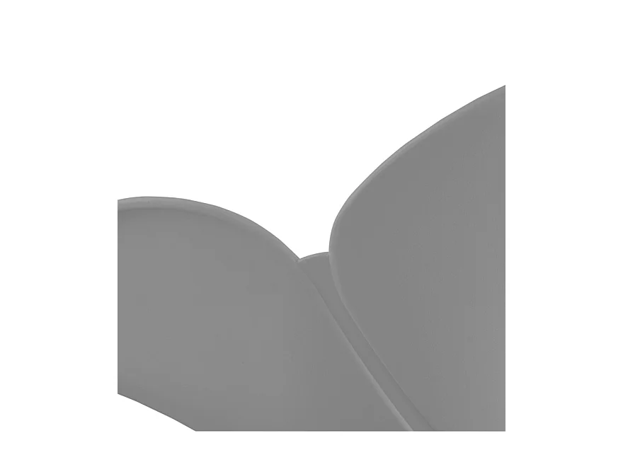 Moderner Stuhl - FIDJI - grijs - 57,5x59x85 cm