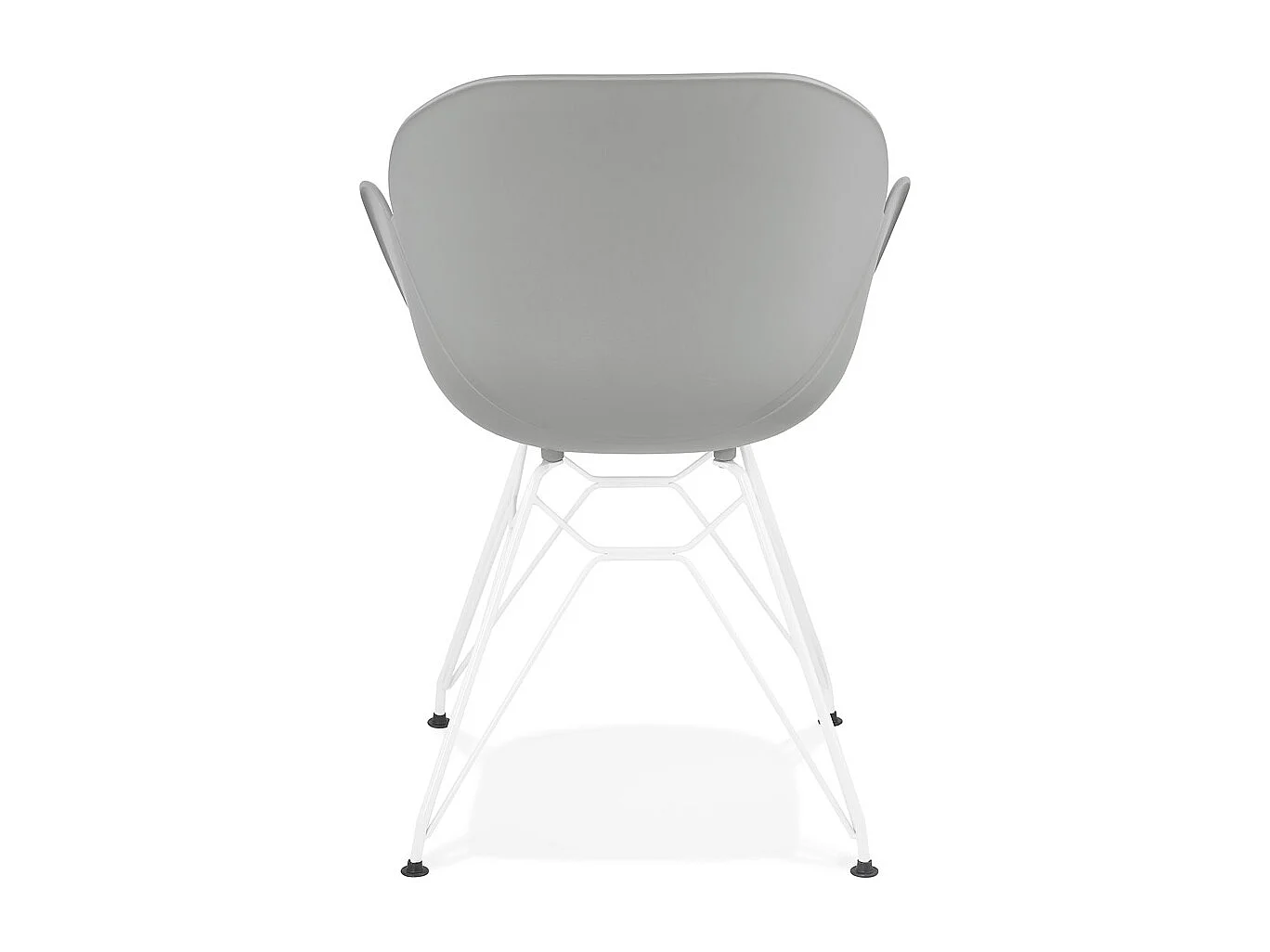 Moderner Stuhl - FIDJI - grijs - 57,5x59x85 cm