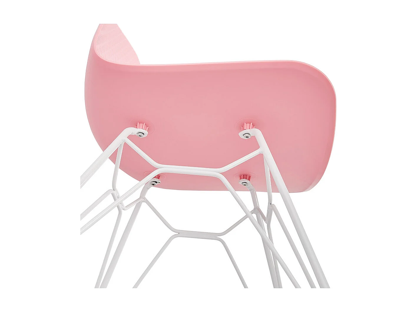 Moderner Stuhl - GAUDY - Rosa - 49x47x78 cm