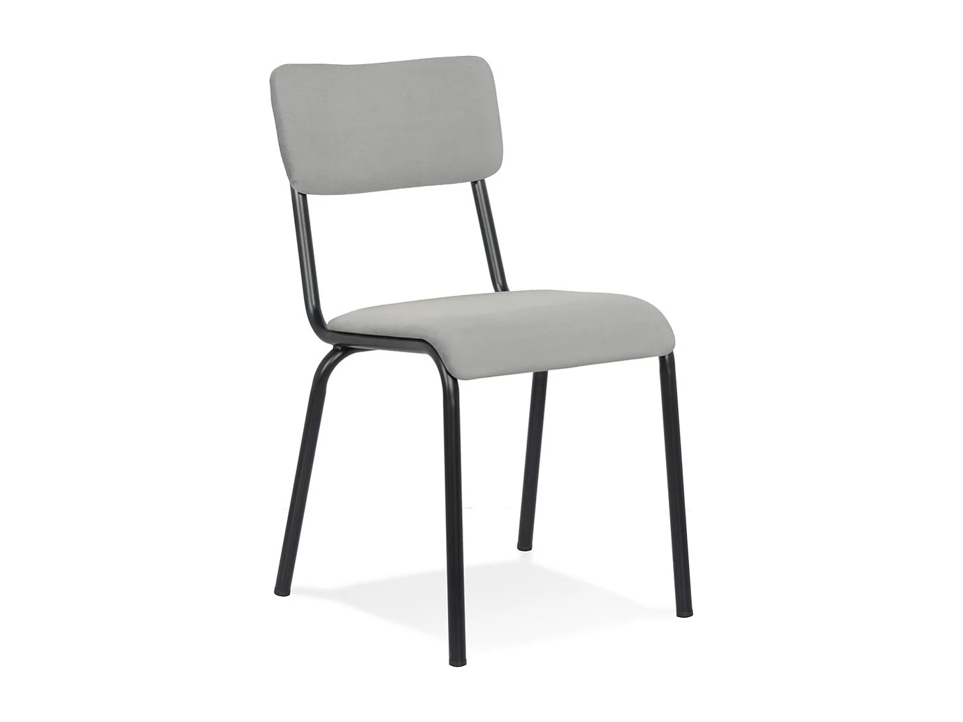 Küchenstuhl - CLUSAZ - grau - 49,5x59x83 cm