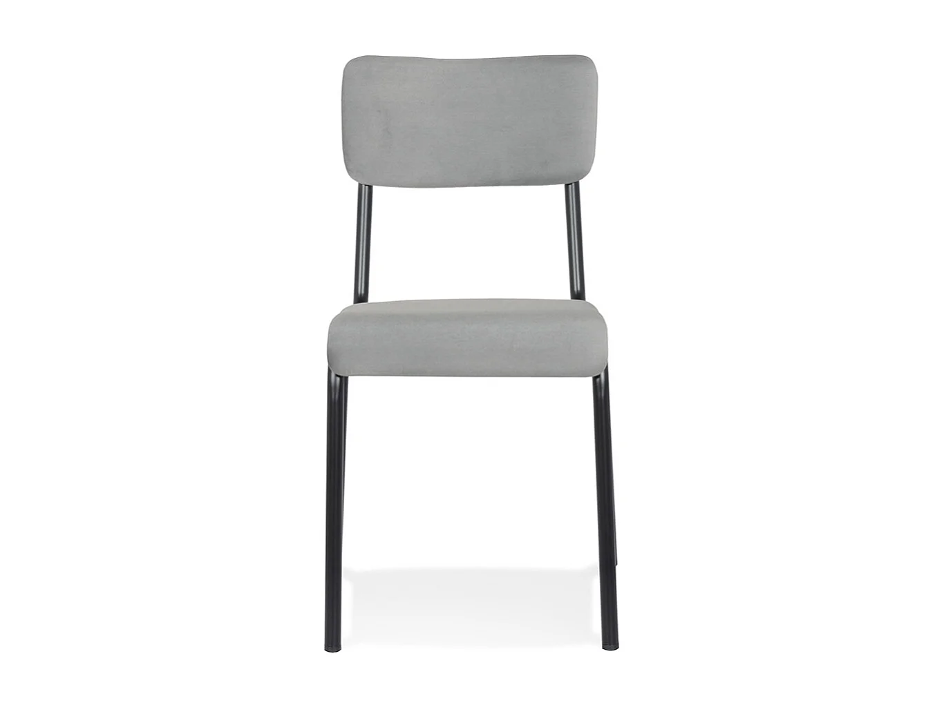 Küchenstuhl - CLUSAZ - grau - 49,5x59x83 cm