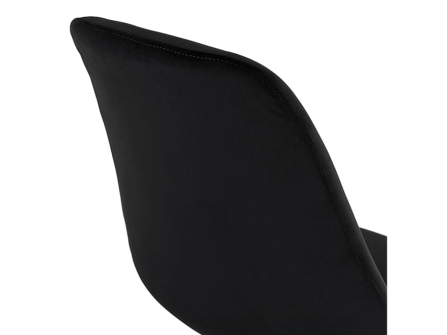 Designerstuhl - ZAZY - zwart - 45x55x83 cm