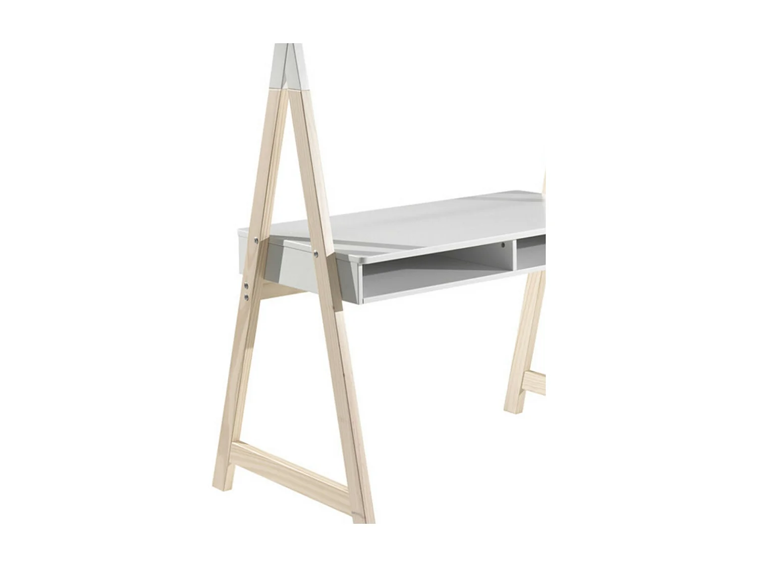 Aulia - Bureau enfant en bois - Blanc