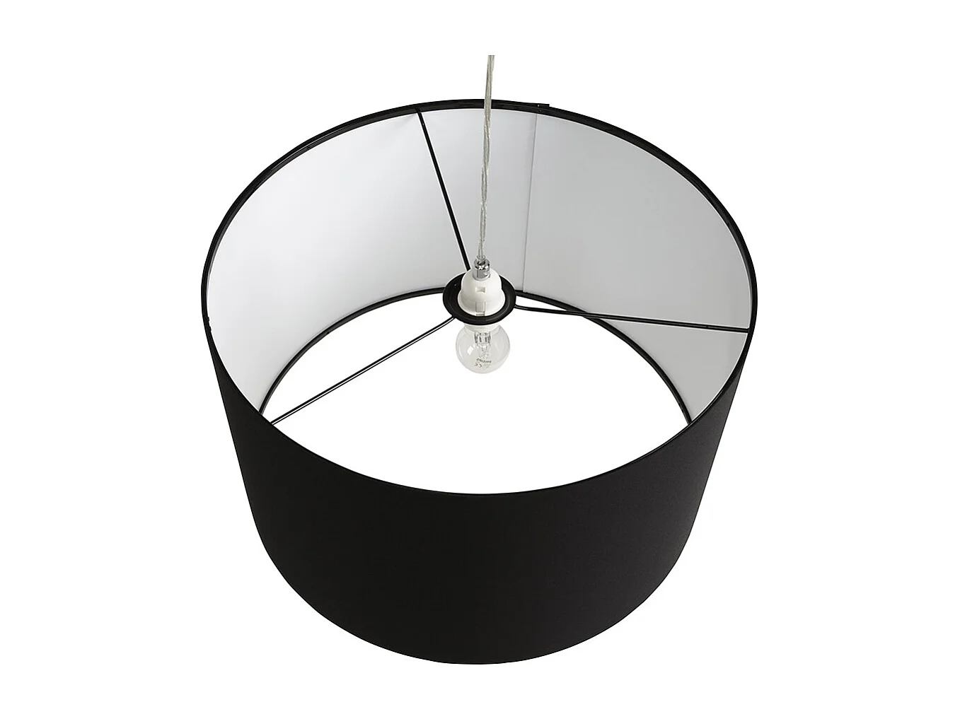 Sospensione -BUNGEE - Nero - 50x50x30 cm