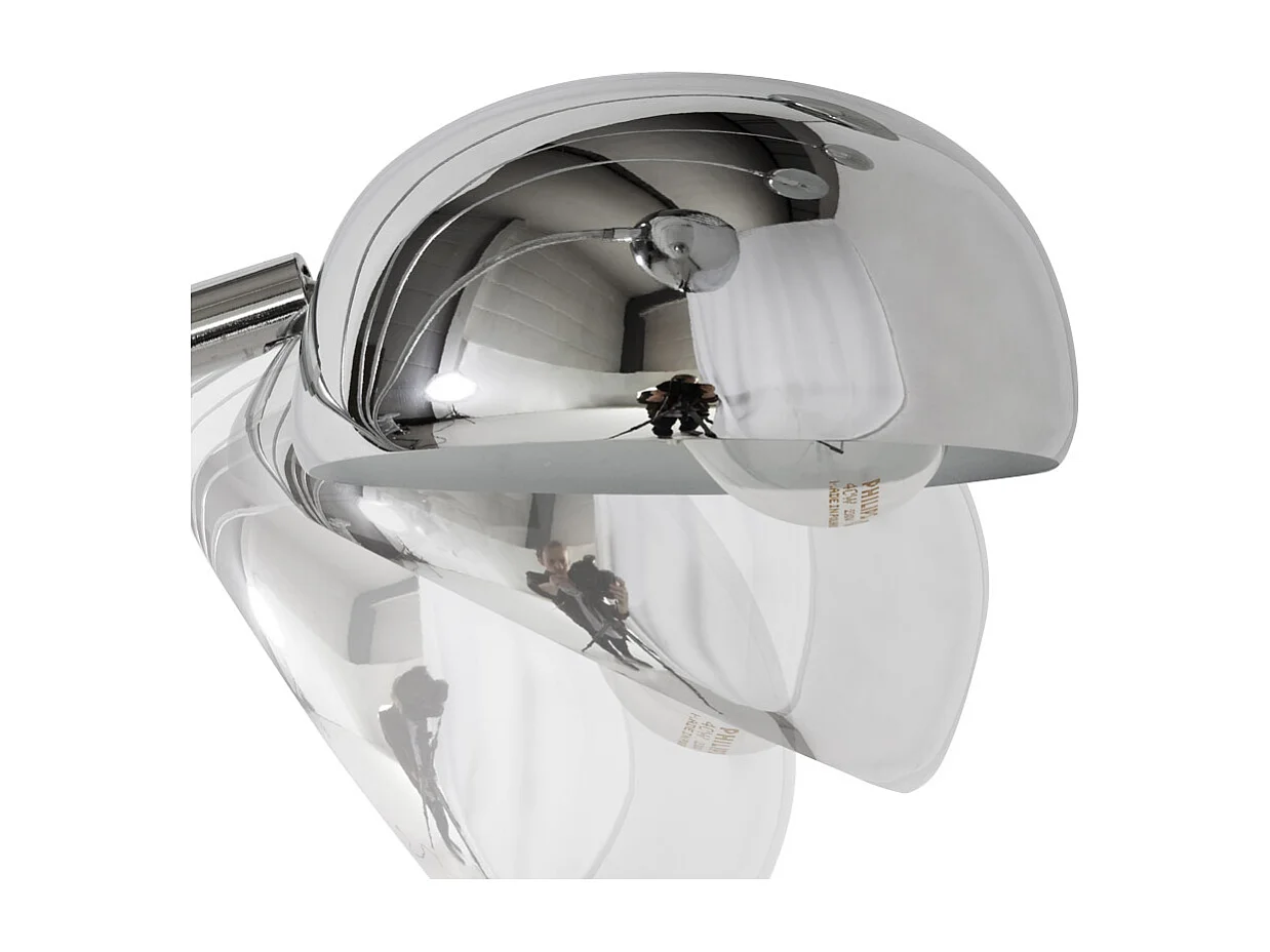 Stehleuchte mit 5 Zweigen - FIVE BOWS - grijs - 125x35x200 cm