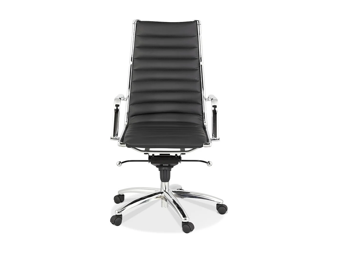 Designer-Bürostuhl - MILAN - zwart - 50x50x116 cm