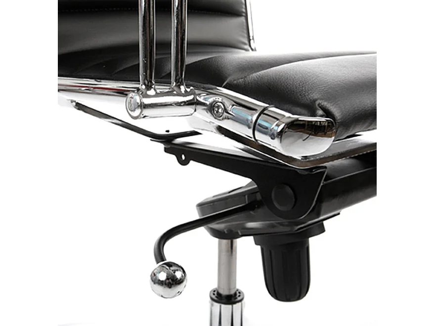 Designer-Bürostuhl - MILAN - zwart - 50x50x116 cm