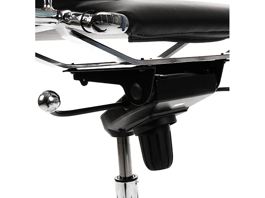 Designer-Bürostuhl - MILAN - zwart - 50x50x116 cm