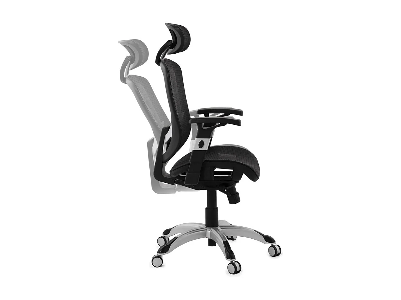 Ergonomischer Designer-Bürostuhl - TYPHON - zwart - 66x66x127 cm