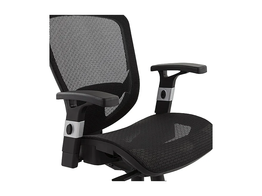 Ergonomischer Designer-Bürostuhl - TYPHON - Schwarz - 66x66x127 cm