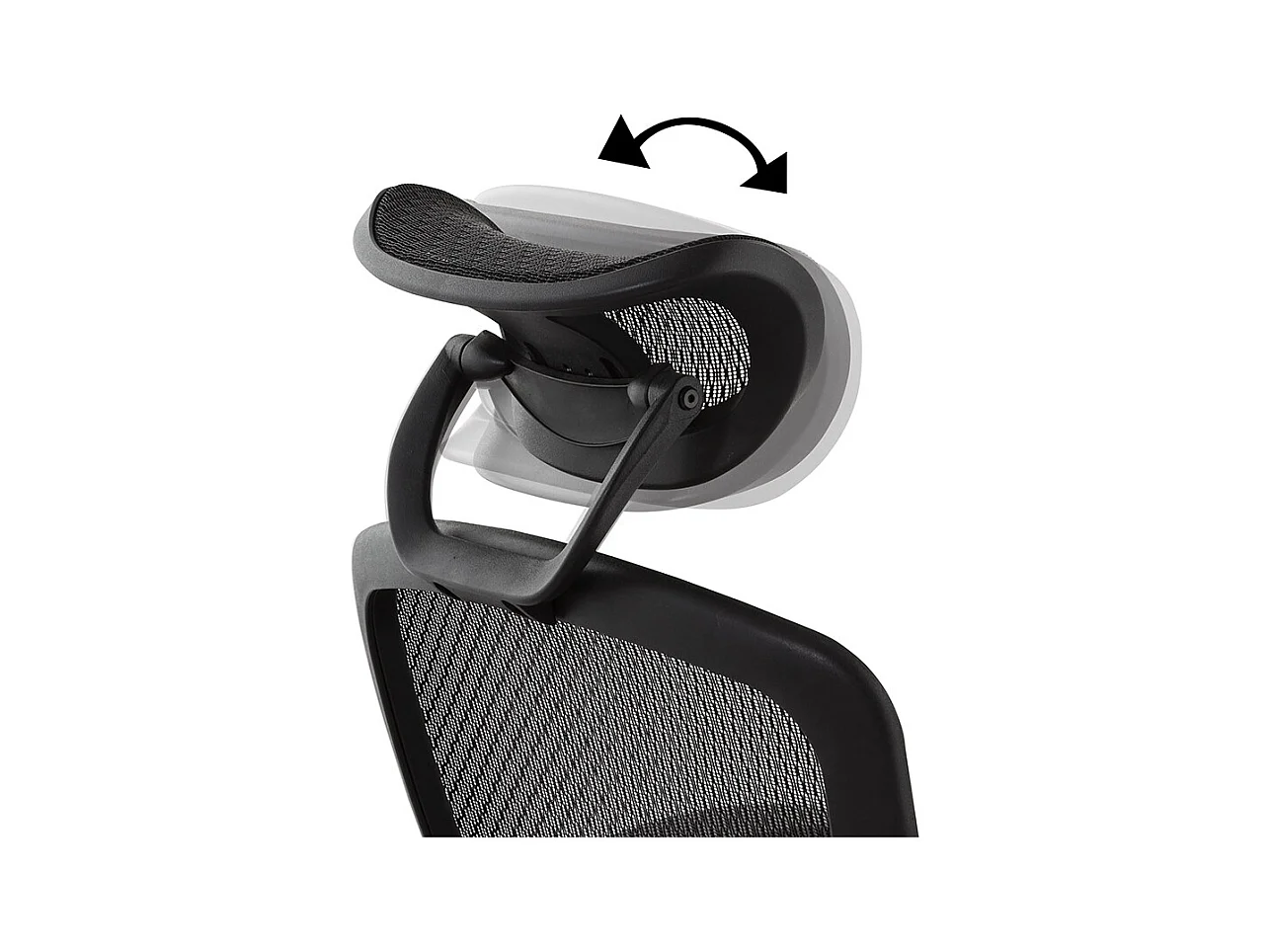 Ergonomischer Designer-Bürostuhl - TYPHON - Schwarz - 66x66x127 cm