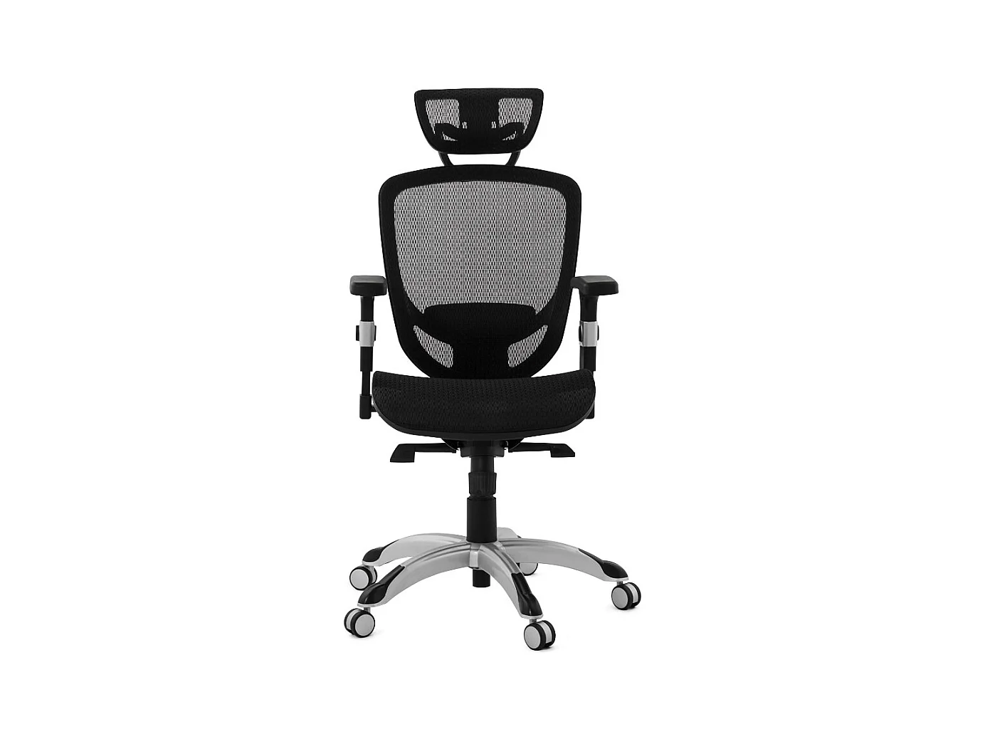 Ergonomischer Designer-Bürostuhl - TYPHON - Schwarz - 66x66x127 cm